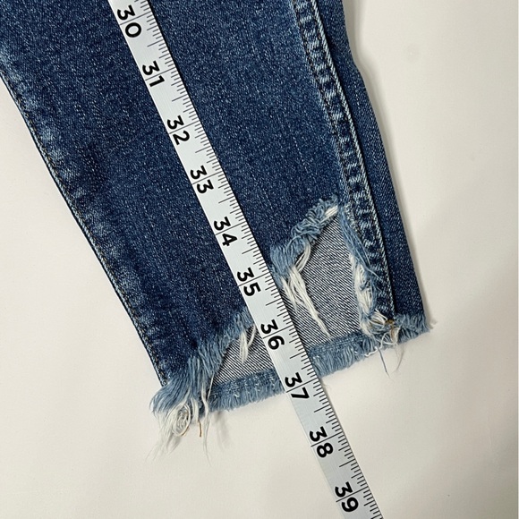 MADEWELL size 28 Blue Denim Jeans skinny jeans distressed - Picture 8 of 10